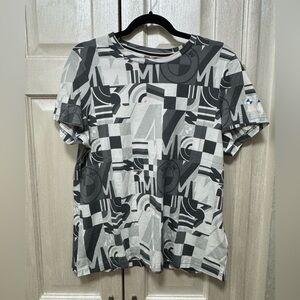 Puma BMV Motorsport Women XL Logo Print Short Sleeve Crew Neck Cotton T-Shirt